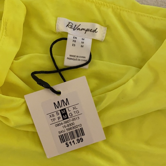 Neon yellow crop top! - Picture 3 of 3